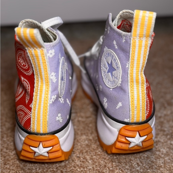 Converse Run Star Hike Platform High 'Floral & Paisley' Women Shoe Size 6.5 - Picture 12 of 15